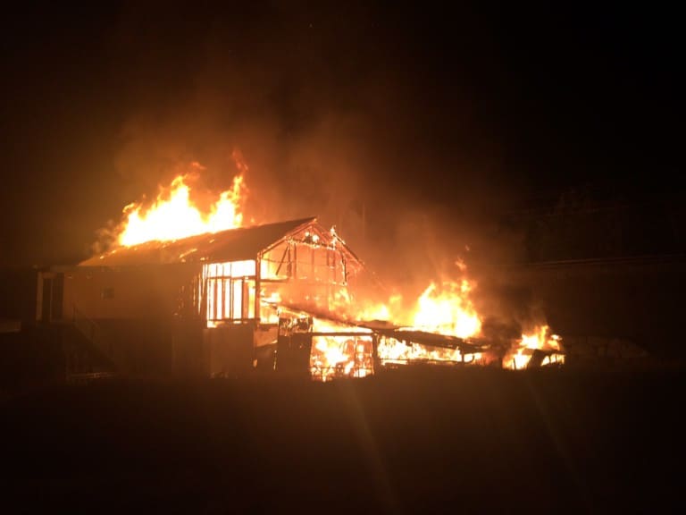 Massongex Incendie